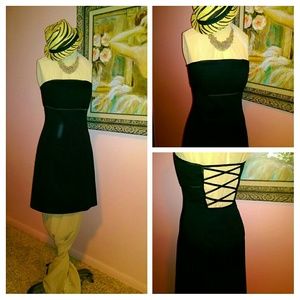 Little black dress sateen cotton